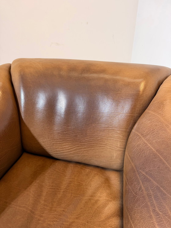 Fauteuil lounge vintage en cuir De Sede DS-47 avec repose-pieds (photo 6 of 7)
