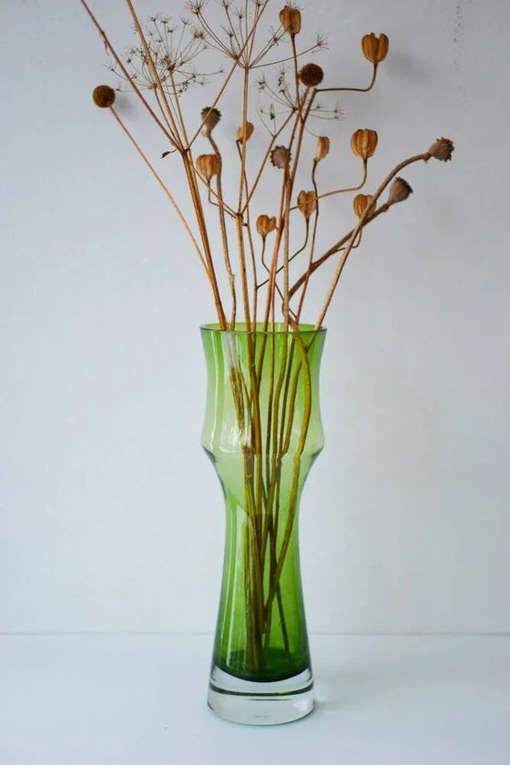 Image 1 of Mid-century modern glass vase by Bo Borgström for Åseda