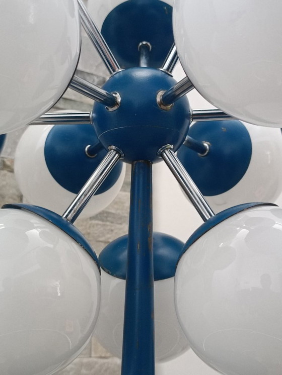 Image 1 of Sputnik Atomic Space Age Lamp, 1970s