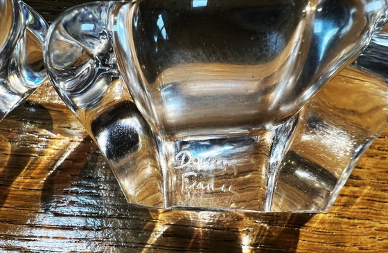 Image 1 of 2 vintage Daum kristallen zoutvaatjes uit de jaren 60