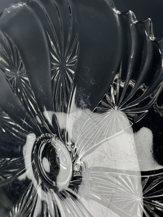 Image 1 of Alzata per torte Val Saint Lambert – Collezione “Bambous et Étoiles”.