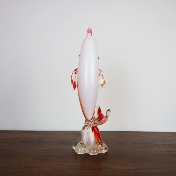 Image 1 of Poissons vintage en verre de Murano, Italie, années 1950, ensemble de 2