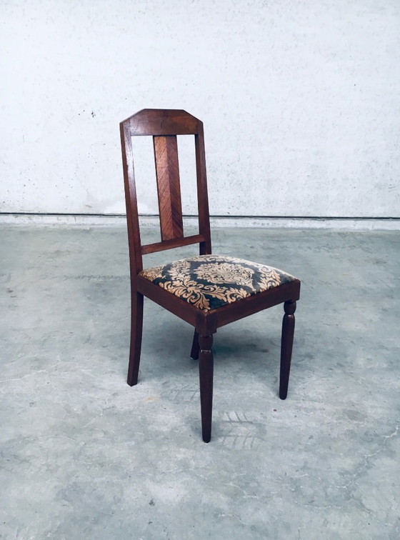 Image 1 of Chaise de salle à manger hollandaise moderne Haagsche School, Pays-Bas des années 1930