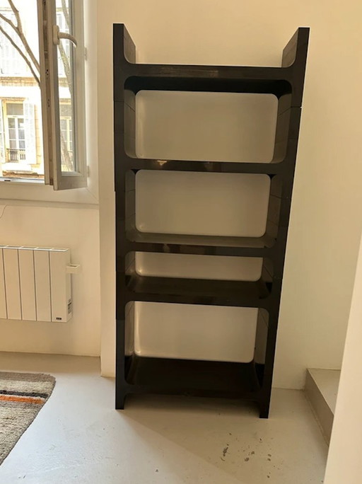 Joe Je Bins for Vardani modular vintage shelves, 70's