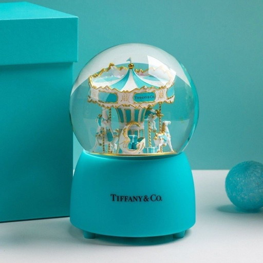 Tiffany Musikkarussell – decoratieve objecten, Glass
