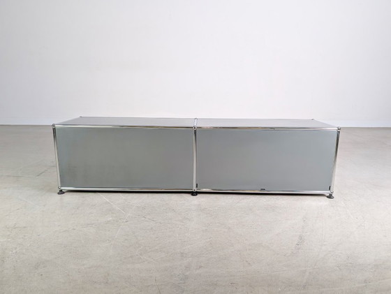 Image 1 of USM Haller Sideboard Fritz Haller 1x2 medium grey Design TV Board