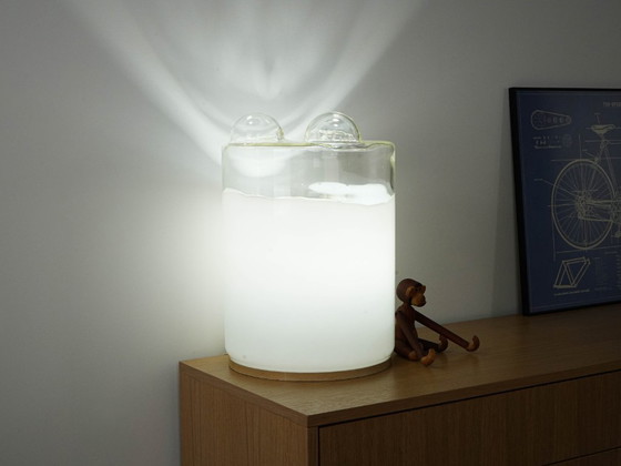 Image 1 of Tafellamp, Italiaans design, jaren 70, vervaardigd in Italië