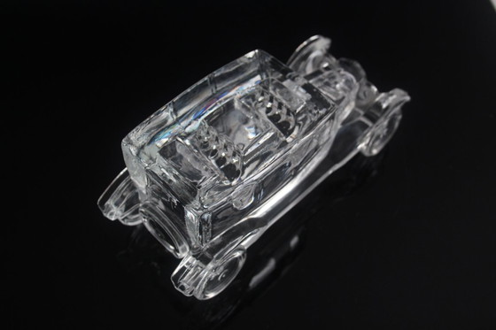 Image 1 of Fermacarte in vetro antico Art Déco, Tatra 11, circa anni '20.