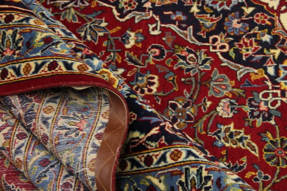 Image 1 of Original Perserteppich Keschan,Kashan Rot 437 x 316 cm Top Zustand Klassik Alt