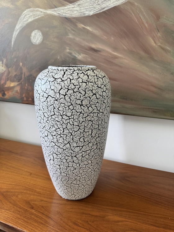 Image 1 of Vase de sol XXL, 41 cm de haut, Jasba, Lava, grand vase, milieu du XXe siècle