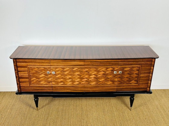 Image 1 of Art Deco dressoir van Macassar ebbenhout, Frankrijk, jaren 1940