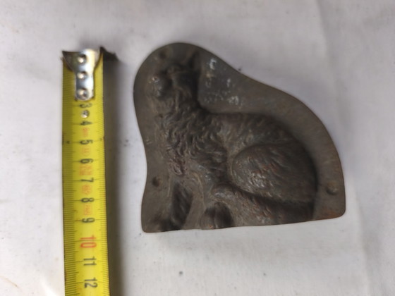 Image 1 of Complete lot of 4 antique designer chocolate molds