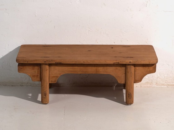 Antieke lage tafel van grenenhout – China, circa 1890 – Salontafels (photo 33 of 40)