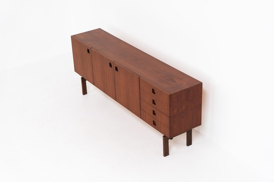Image 1 of “Propos Series” Sideboard in Teak & Wengé by Hulmefa (The Netherlands, 1950s)