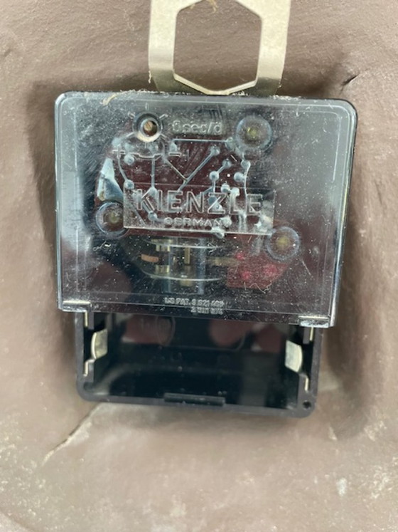 Image 1 of Retro keramische wandklok appel jaren 70