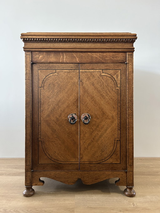 Prachtige vintage grammofoonkast – kasten, Metal, Wood