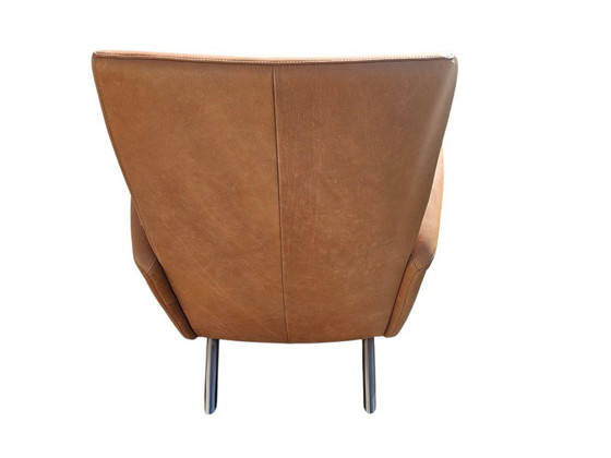 Image 1 of Poltrona + pouf abbinato - pelle - 2000