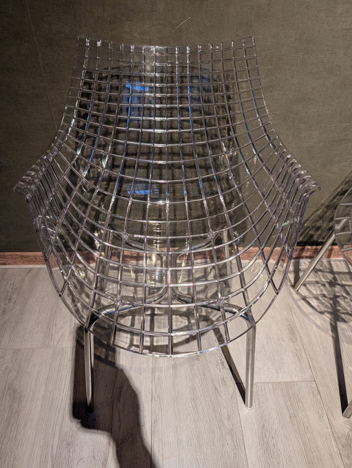 6x Driade Meridiana Chairs – Driadestore - Christophe Pillet – Transparent – ​​New Condition!