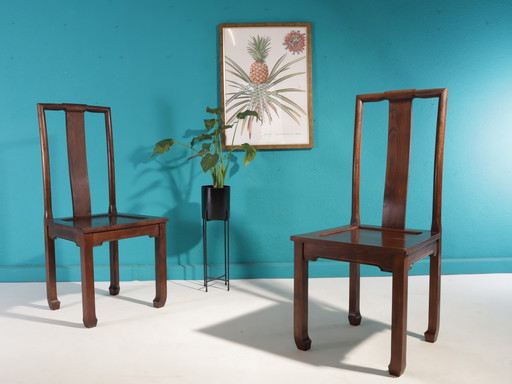 Vintage chair set, 2 pieces, 60s, Germany