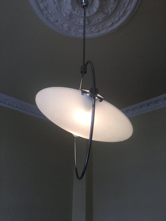 Image 1 of Nobona, Fontana Arte pendant light from the 80s, d 102 cm