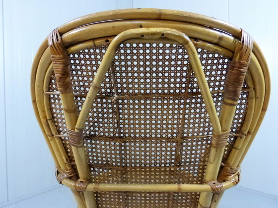 Image 1 of Poltrona italiana in rattan, anni '70