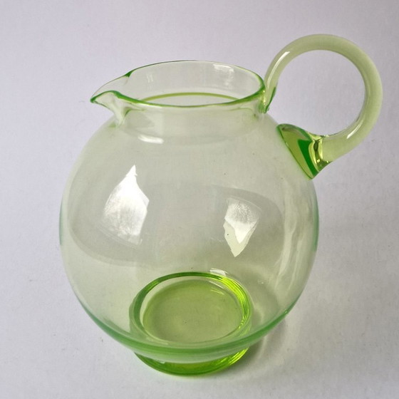 Image 1 of Kristalunie Maastricht - Brocca per l'acqua "Global" di W.J. Rozendaal - 1932