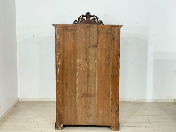 Image 1 of Biedermeier Sekretär / Antiker Schreibschrank / Schrank – um 1880