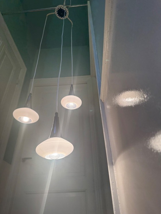 Image 1 of Lampada a sospensione a cascata vintage, anni '60.