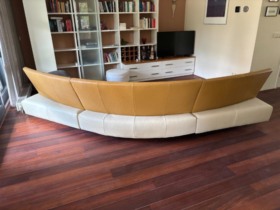 Montis Baku, Divani modulari, Pelle, Metallo, Beige, Modern (foto 2 di 5)