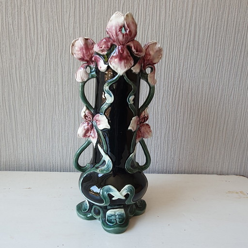 Vase Art Nouveau 30cm Ceramic