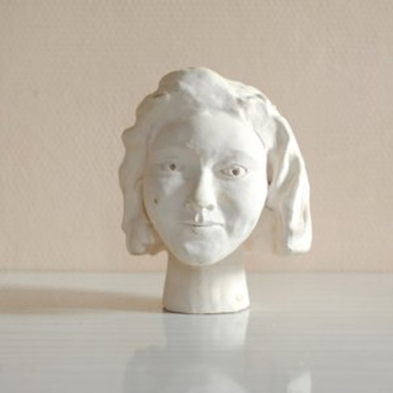 Image 1 of Gipsen hoofdsculptuur, Frankrijk