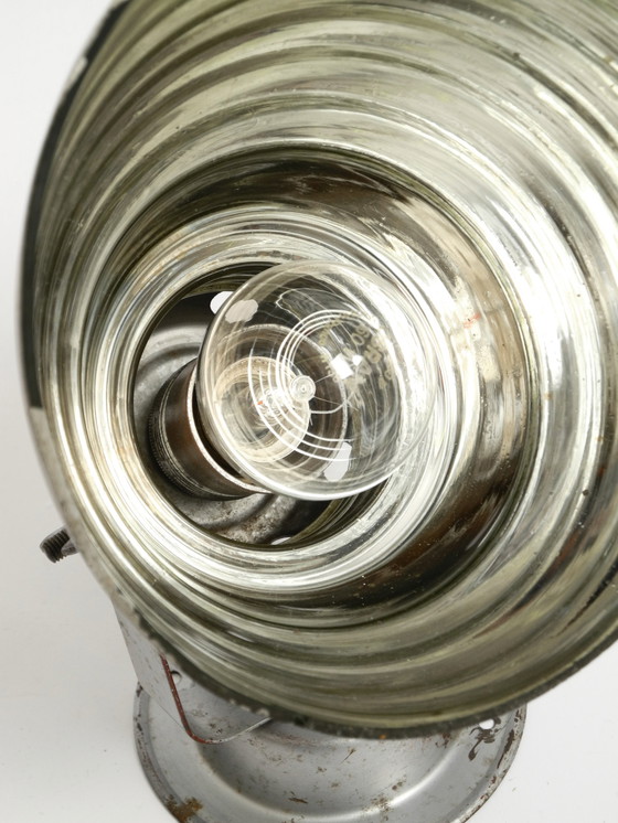 Image 1 of Lampada da parete o da soffitto degli anni '30 di Adolf Meyer per Zeiss Ikon con paralume regolabile in vetro specchiato