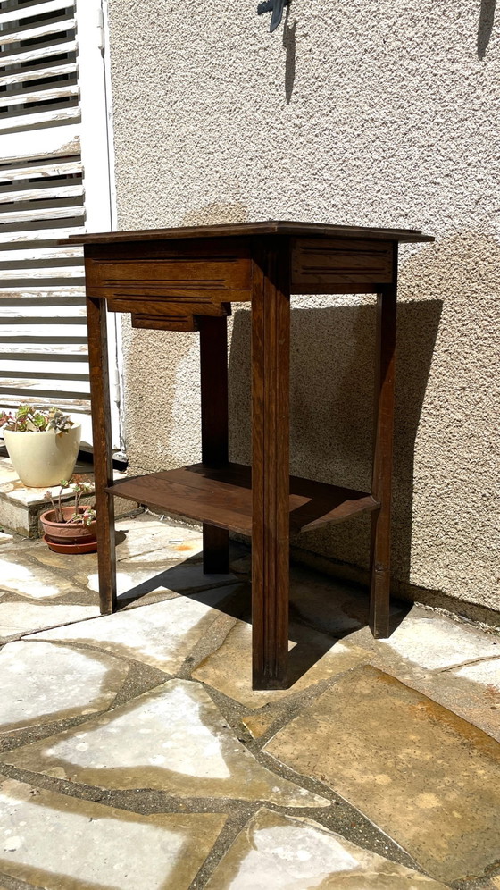 Image 1 of Comodino anni '40 in rovere massello, Francia