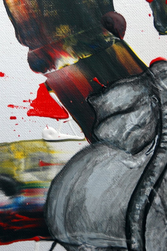 Abstract elephant in motion 3 – Art, Canvas (photo 4 of 6)