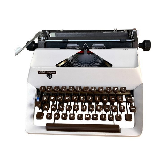 Image 1 of Łucznik 1303 typewriter – Poland, 1970s, functional, very good condition
