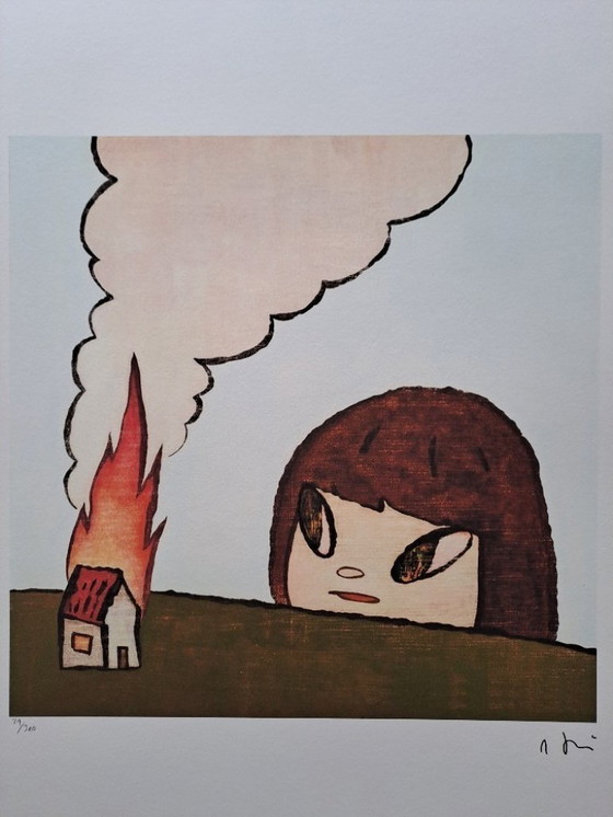 Image 1 of Naar Nara Yoshitomo, Vuur, jaren 1990, Lithografie in beperkte oplage