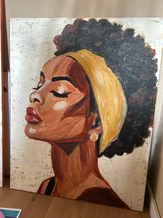 Paz interior, Fabienne van Acquoy, Pinturas y dibujos, Lienzo, Negro (foto 3 de 5)