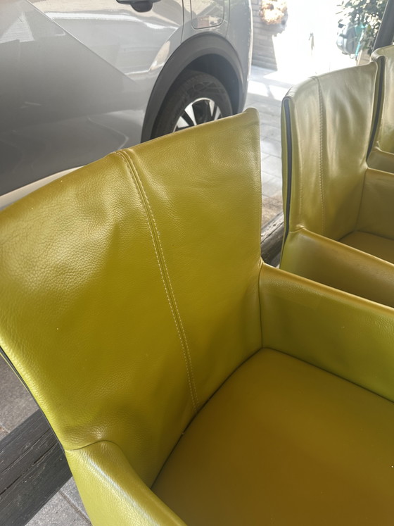 Zes Leren Bert Plantagie Eetstoelen – Eetkamerstoelen, Leather (photo 6 of 11)