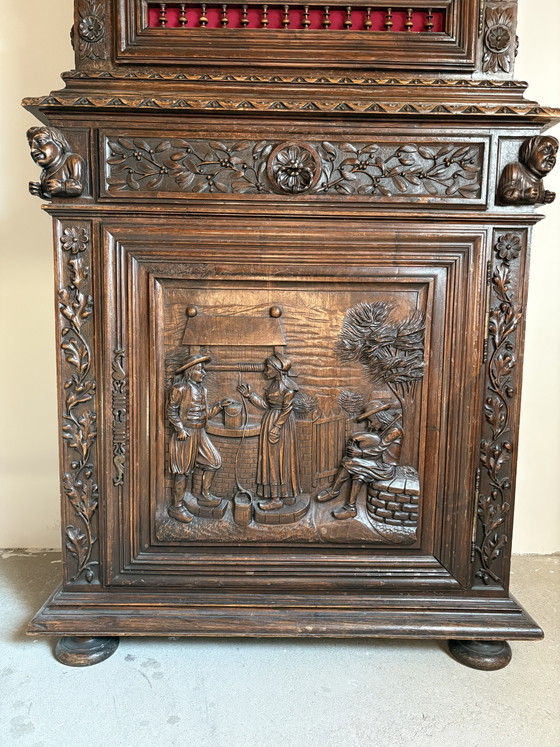 Image 1 of Breton 19th-Century Antique Cabinet