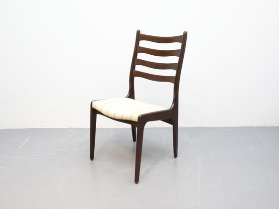 Image 1 of Deense vintage eetkamerstoelen eikenhout natureltint 