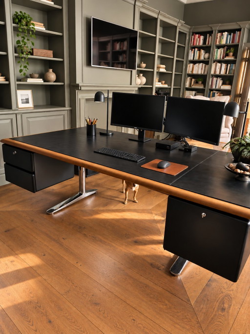 Bureau de direction Warren Platner pour Knoll – Grand modèle – Années 1970
