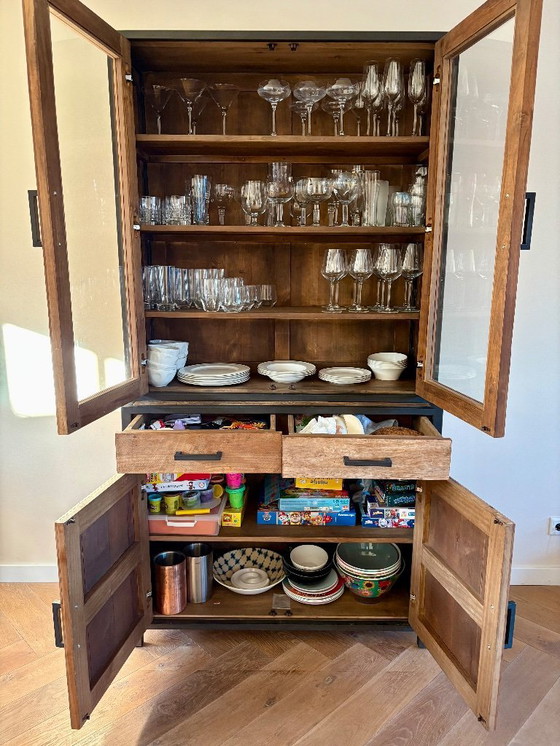 Image 1 of Vetrina industriale in legno