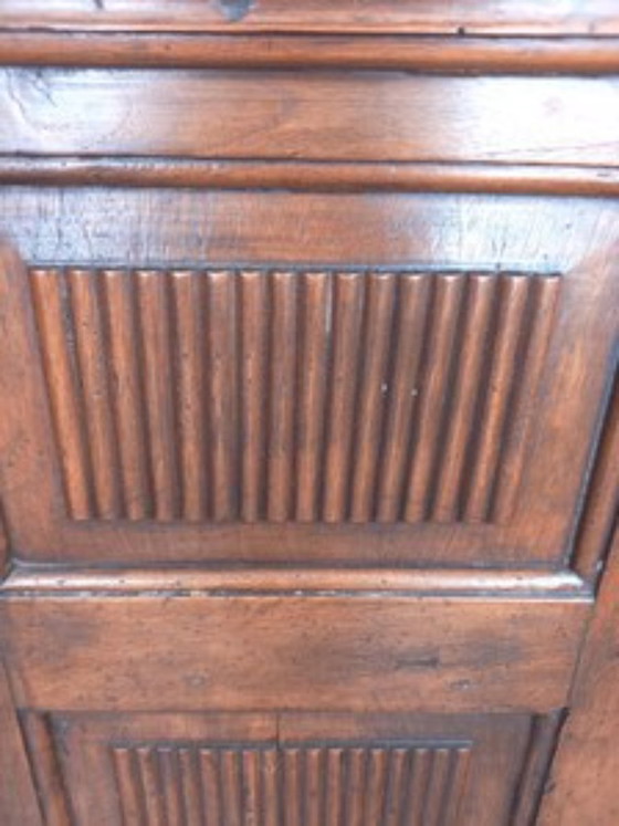 Antiek Notenhouten Dressoir – Eind 19e Eeuw, Professioneel Gerestaureerd – CREDENZA ANTICA, Wood (photo 6 of 14)