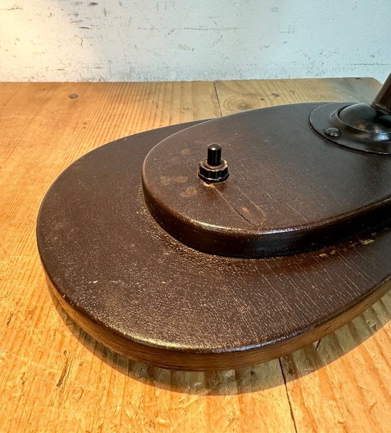 Image 1 of Vintage Brown Adjustable Table Lamp, 1960s