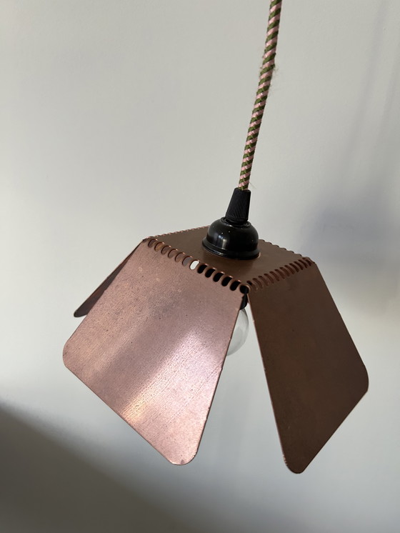 Image 1 of Handgefaltete Piet hein eek Kupferlampe