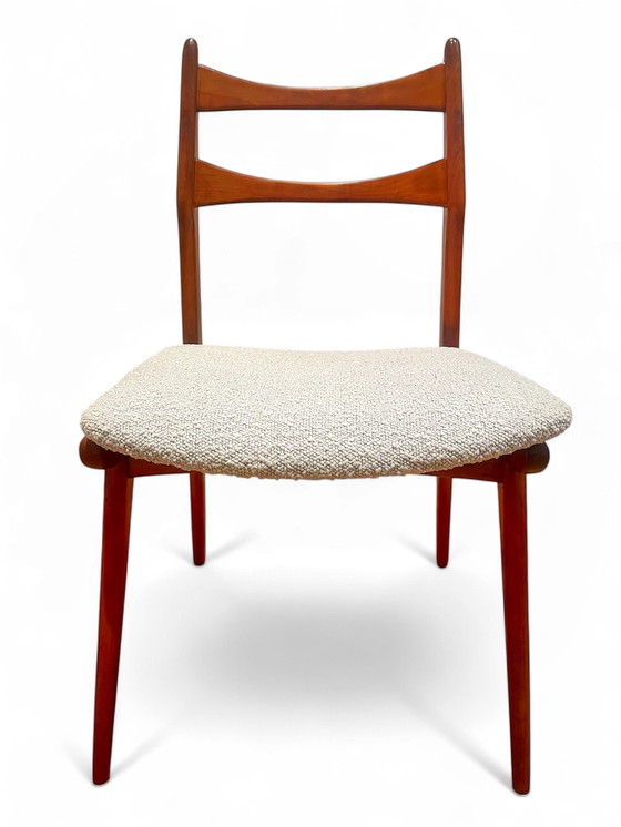 Image 1 of 4 sedie da pranzo vintage in teak Habeo Boomerang