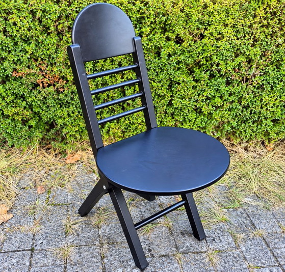 Chaise design style Memphis – Chaises pliantes, Bois (photo 5 of 5)
