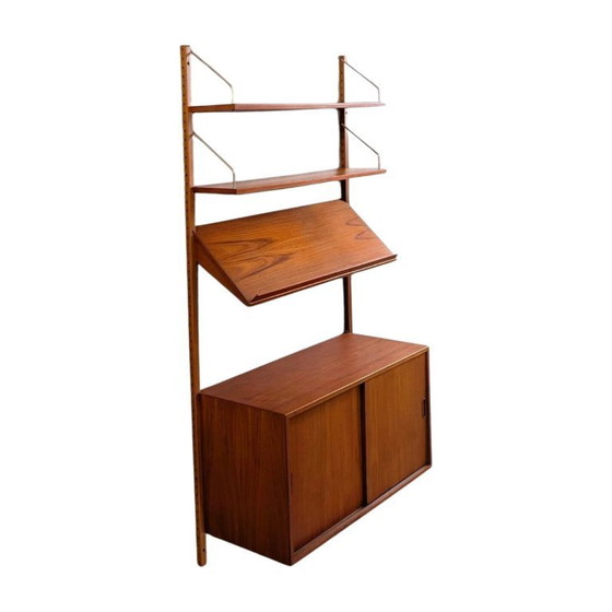 Image 1 of Original Midcentury Poul Cadovius wall shelf Royal Cado 1960 Teak2