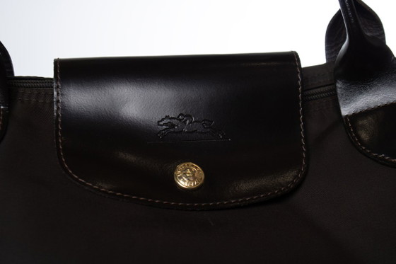 Longchamp, Brown Depose Medium Tote – Tote bags, Nylon (photo 7 of 8)