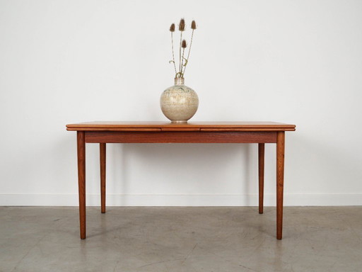 Teak table, Danish design, 1970s, production: Denmark